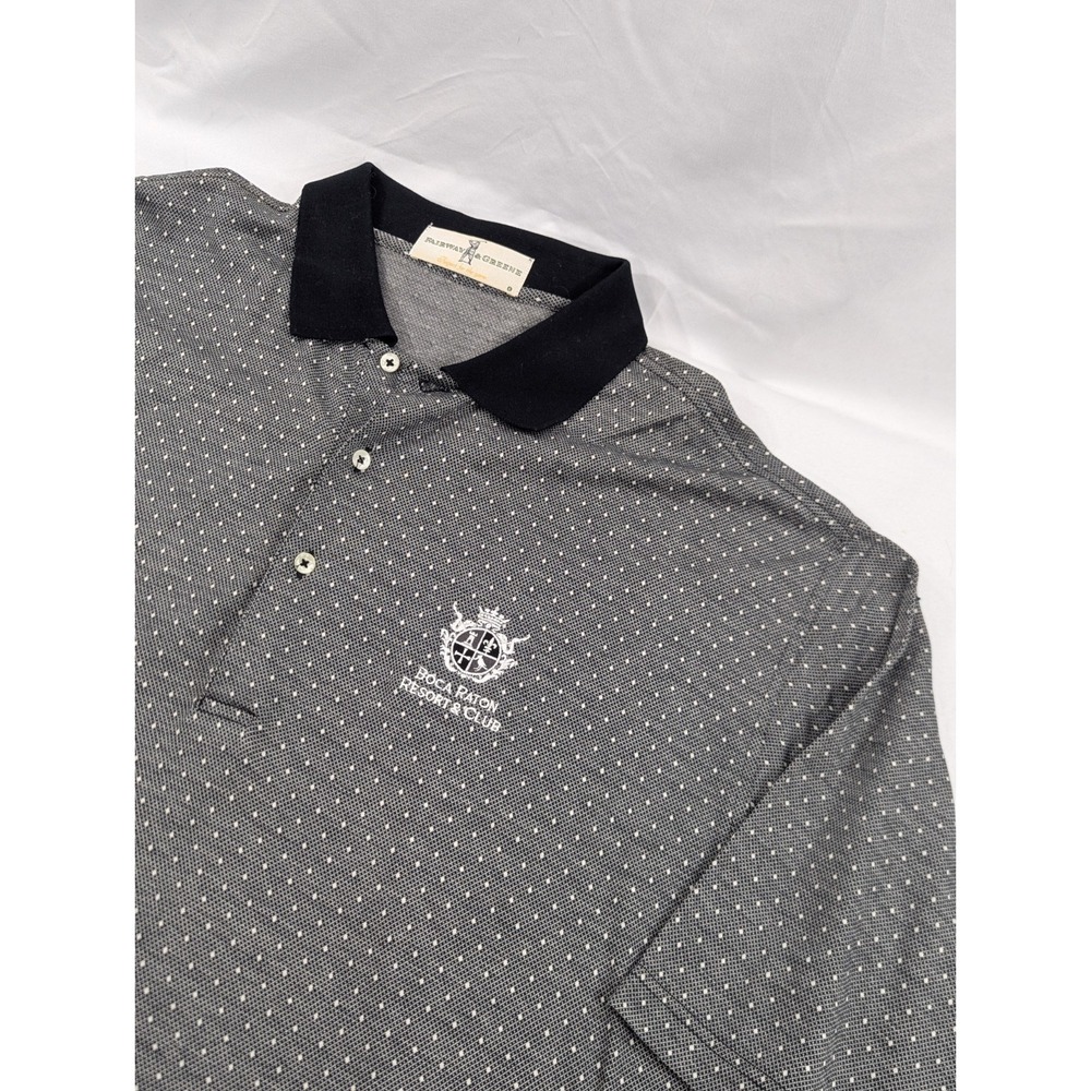 Vintage Fairway & Green Boca Raton Resort Club Men's Gray Golf Polo XL